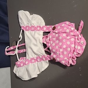 Kids minnie mouse inspired one piece